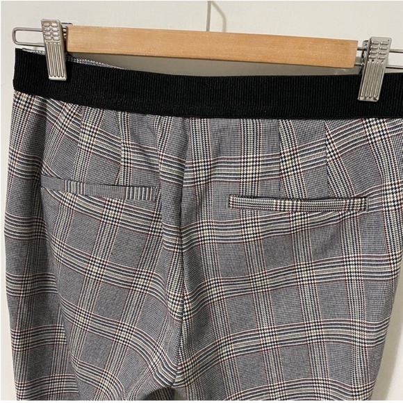 Zara Plaid Trouser Pant Grey size Xsmall - Picture 7 of 15